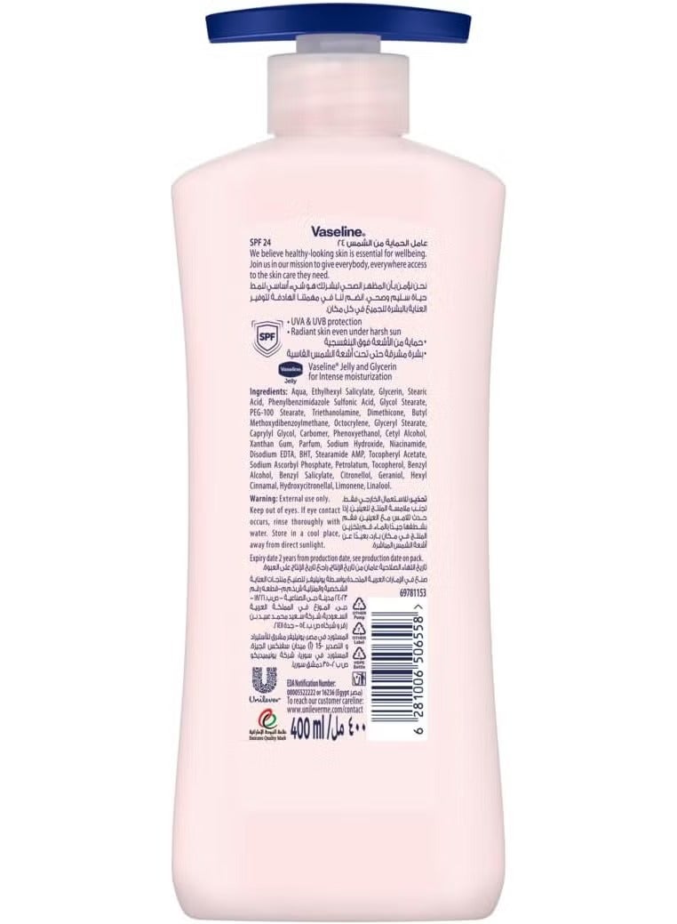 فازلين لوشن توحيد لون البشرة الأساسي مع واقي من الشمس-400مل - Image 2