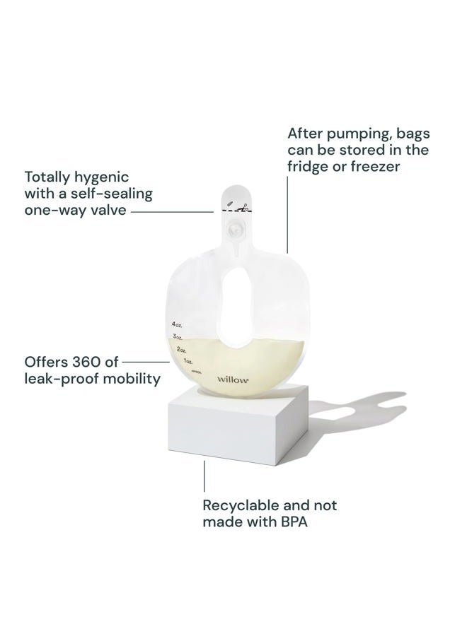 Willow 360 Breast Pump Flanges, 2-Count - 24mm Breast Shield - for Willow 360 or 3.0 Wearable Breast Pump, Hands-Free for Leak Proof Breast Pumping with The Willow Milk Bags - Image 2