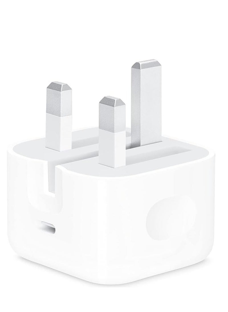 Bilaien - Apple 𝙊𝙧𝙞𝙜𝙣𝙖𝙡 𝘽𝙧𝙖𝙣𝙙 𝙉𝙚𝙬,20W USB-C Power Adaptor,【Apple MFi Certified】 20W PD Fast Charger USB-C for iPhone and Ipad, 3 pins Power Adapter,Travel Adaptor - Image 1