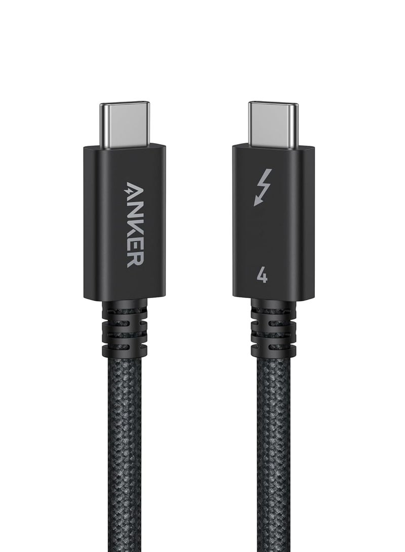 Anker Prime Thunderbolt 4 Cable, 3.3 ft USB C to USB C Cable, 240W Charging, 40Gbps Data Transfer, Supports 8K/4K Displays, for iPhone 16 Series, MacBook Air, iPad, Samsung (Thunderbolt 4-Certified) - Image 1