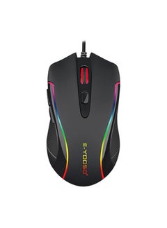 X-7 Gaming Mouse Wired RGB Backlit with Macro-Recording, 6400 DPI Adjustable, Ergonomic Gaming Mice