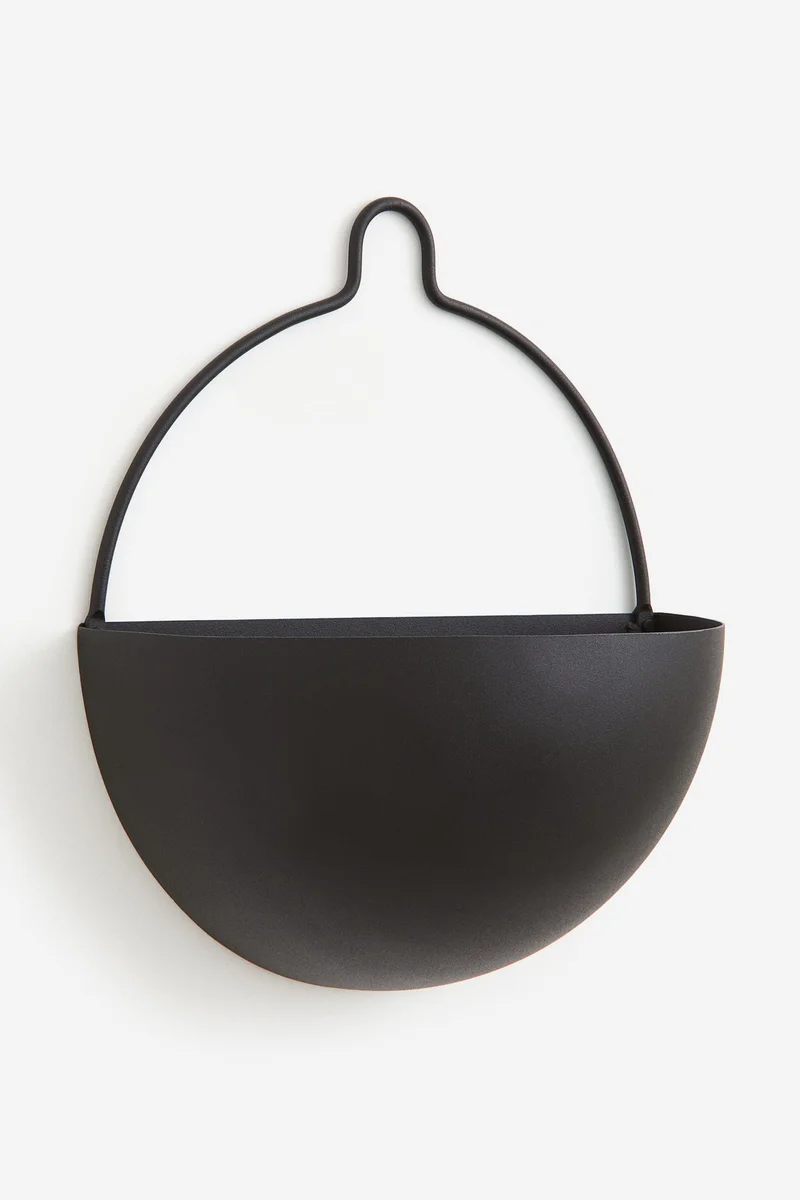 H&M Metal wall plant pot