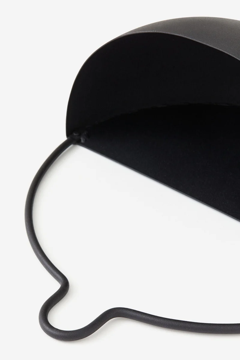 H&M Metal wall plant pot