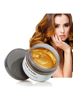 MOFAJANG MOFAJANG Orange Gold Instant Hair Coloring Wax, Temporary Hair Dye Pomade for Men & Women's Natural Hairstyles, Party, Cosplay - 4.23 oz  - Image 2