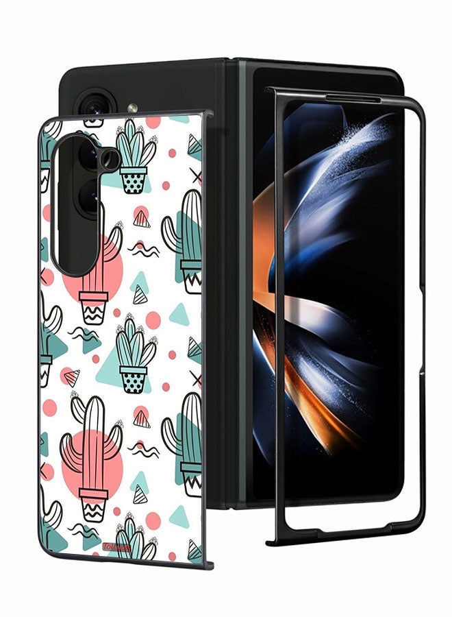 Tolwak Samsung Galaxy Z Fold 5 Protective Case Cover Cactus - Image 1