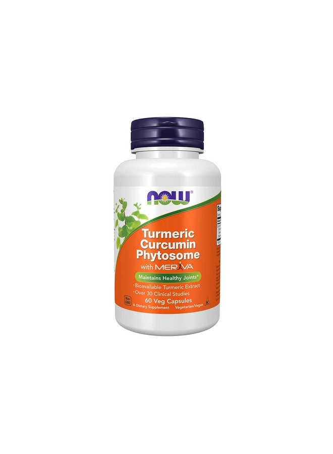 now Supplements Curcumin Phytosome Bioenhanced Turmeric Extract 60 Veg Capsules - Image 2