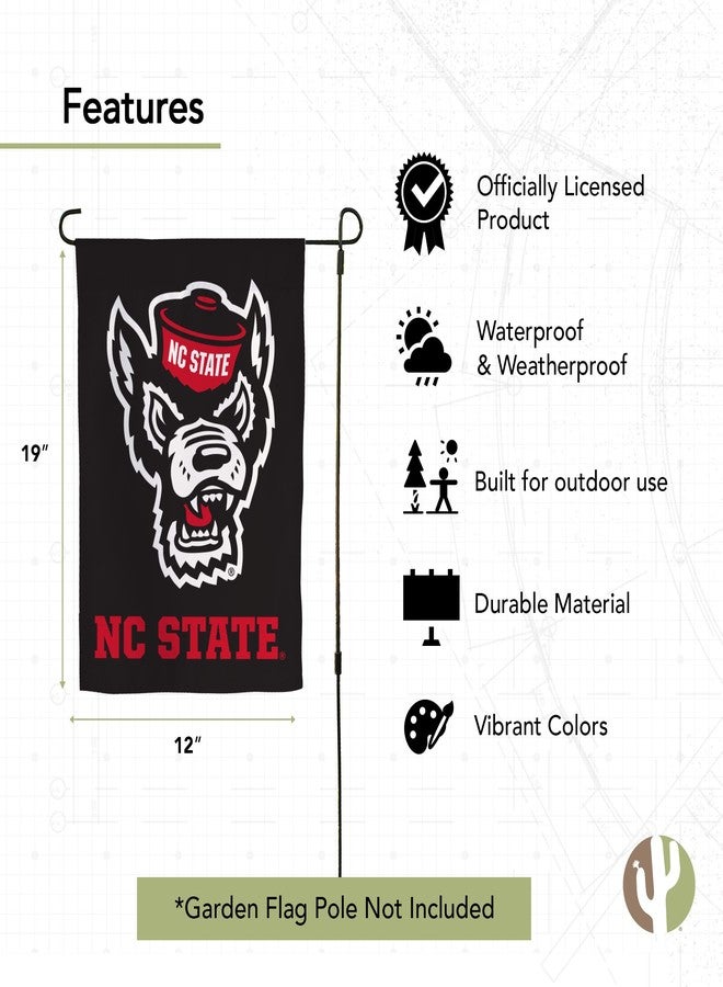 Desert Cactus North Carolina State University NCSU Garden Flag – 19 x 12 inch Carolina Wolfpack Banner, For Outdoor Display and Events (Design E) - Image 4