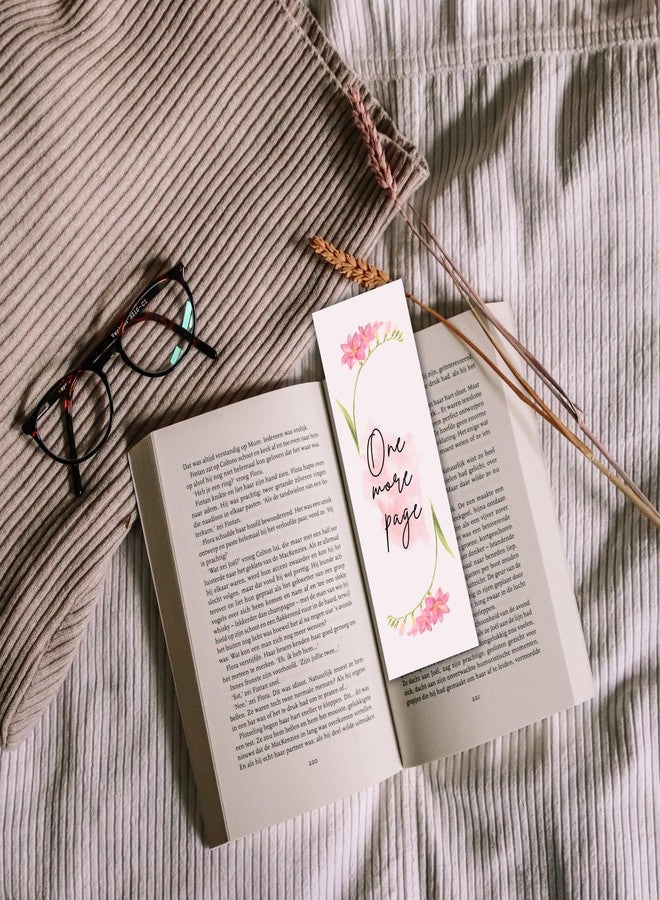 EKDALI Bookmarks Set of 32| 350 GSM Thick Book Marks | Matte Finish | NO Repeat Desigs| Pink Colour Theme Bookmark | 2 x 6 inches - Image 4