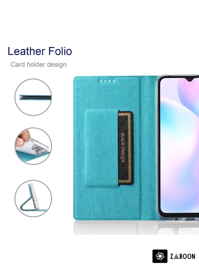 زبون لسلسلة Sharp Aquos R6 ViLi DMX مقاومة للصدمات من مادة TPU + حافظة جلدية PU مغناطيسية جذابة مع فتحة للبطاقة وحامل (أزرق) - Image 5