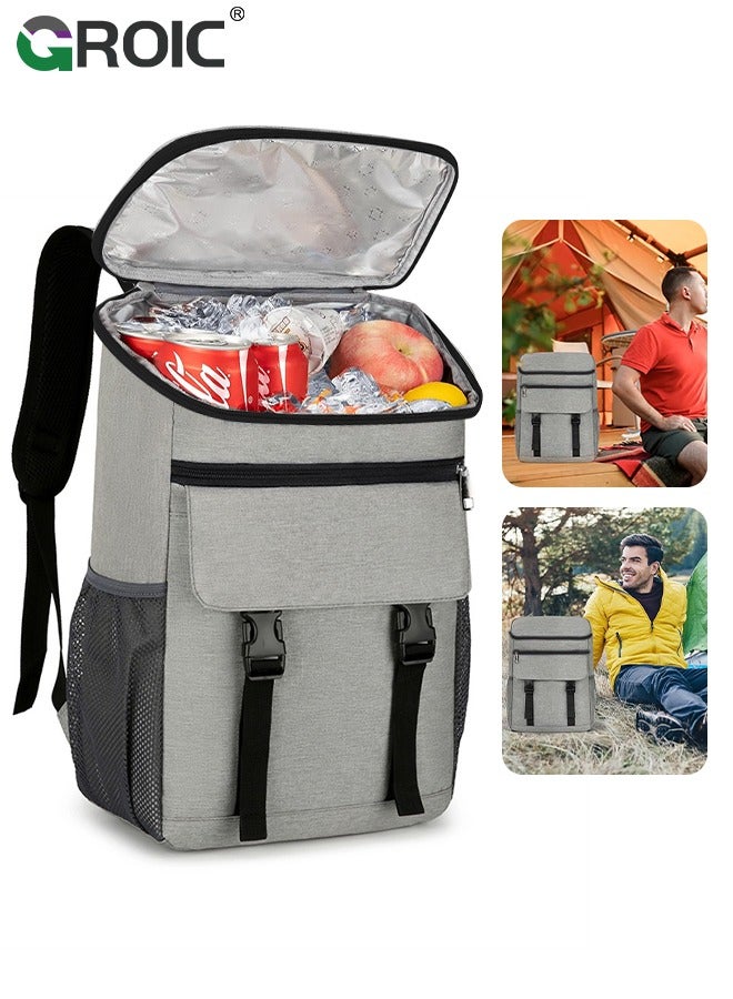 GROIC Backpack Cooler, Leakproof & Waterproof Cooler Backpack, Cooler Bag for Men Women, Large Capacity Portable Lightweight Cooler for Family Outdoor Camping Beach Picnic Hiking  - Image 1