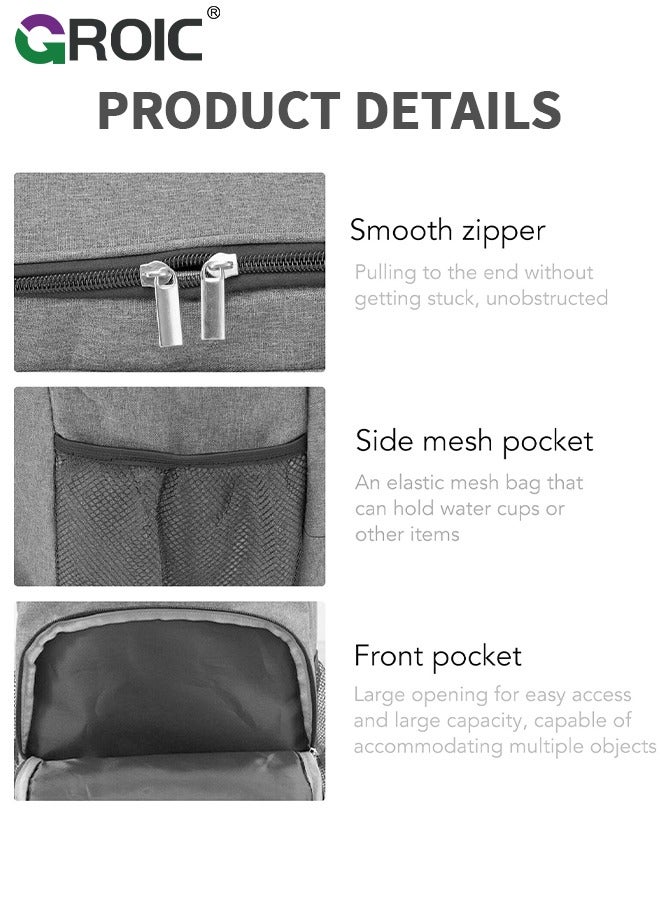 GROIC Backpack Cooler, Leakproof & Waterproof Cooler Backpack, Cooler Bag for Men Women, Large Capacity Portable Lightweight Cooler for Family Outdoor Camping Beach Picnic Hiking  - Image 3