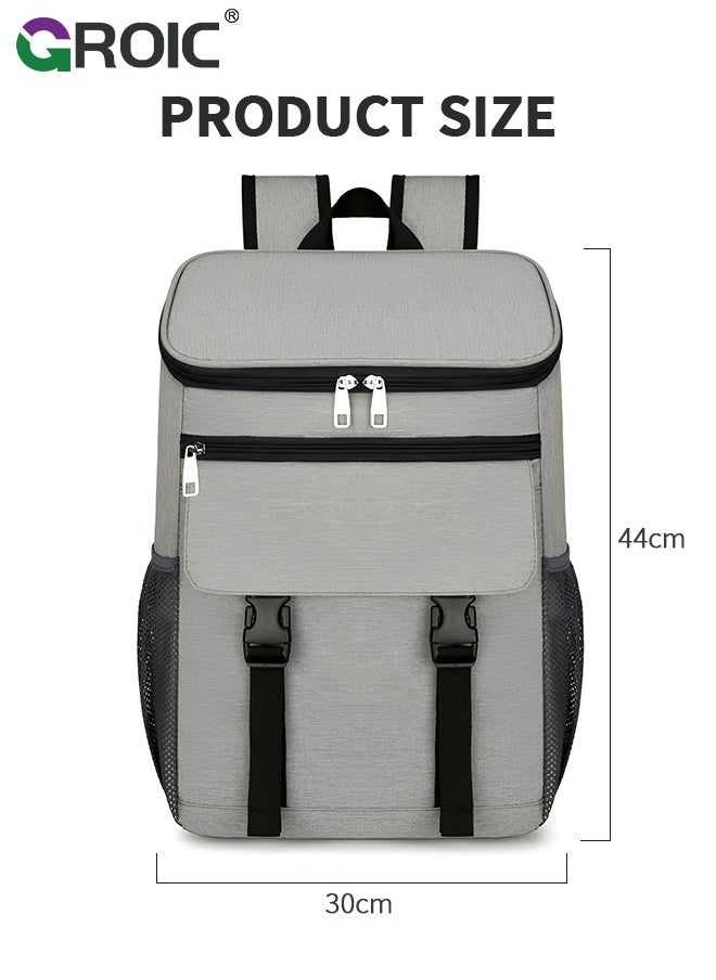 GROIC - Backpack Cooler, Leakproof & Waterproof Cooler Backpack, Cooler Bag for Men Women, Large Capacity Portable Lightweight Cooler for Family Outdoor Camping Beach Picnic Hiking - Image 1