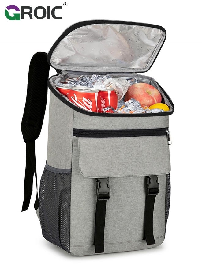 GROIC - Backpack Cooler, Leakproof & Waterproof Cooler Backpack, Cooler Bag for Men Women, Large Capacity Portable Lightweight Cooler for Family Outdoor Camping Beach Picnic Hiking - Image 1