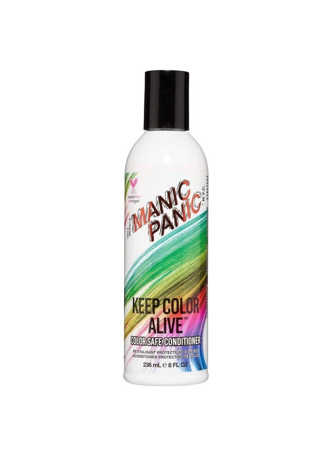 Manic Panic Keep Color Alive Conditioner For Color Treated Hair Sulfate & Paraben Free Vegan & Cruelty Free Moisturizing & Volumizing Conditioner Quinoa & Shea Butter Repairs Damaged Hair (8Oz)  - Image 2