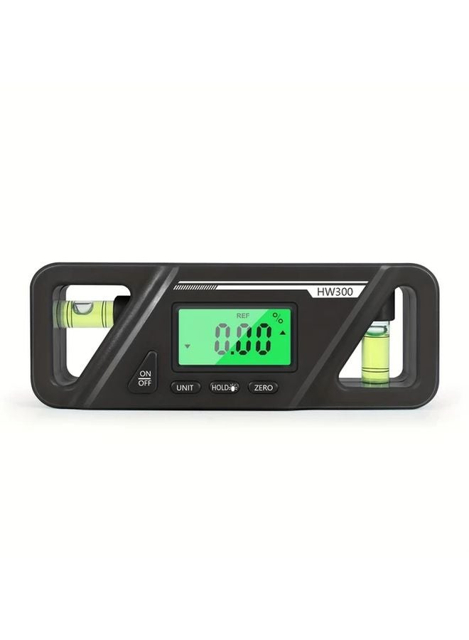 GOXAWEE Black Digital Angle Meter Magnetic Electronic Goniometer LCD Backlight Inclinometer - Image 1