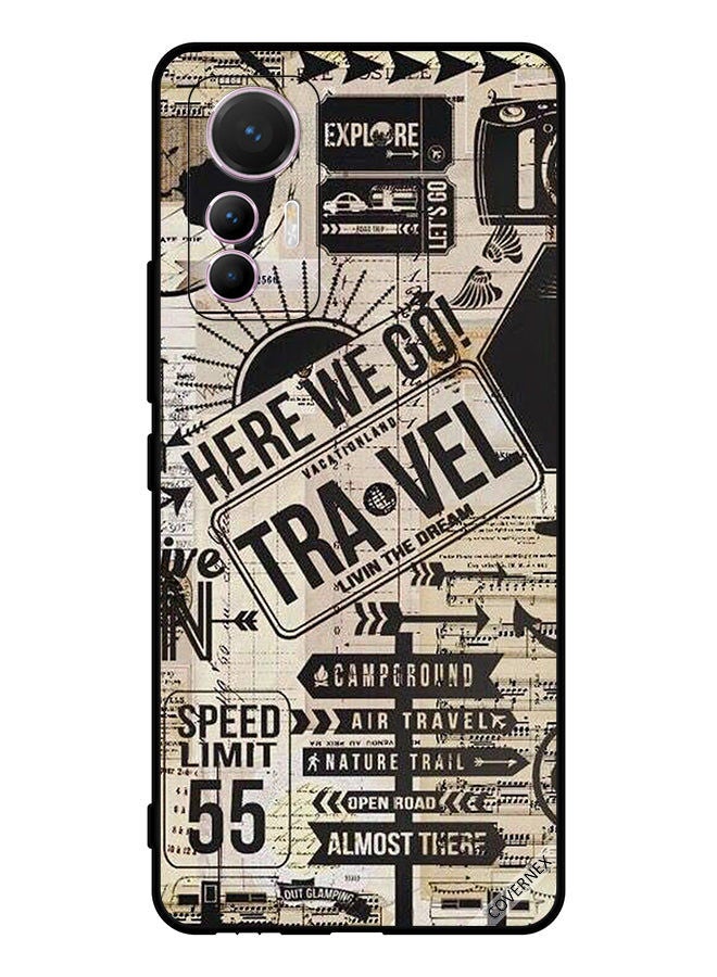 Covernex Protective Case Cover For Xiaomi 12 lite Here We Go Travel - Image 1
