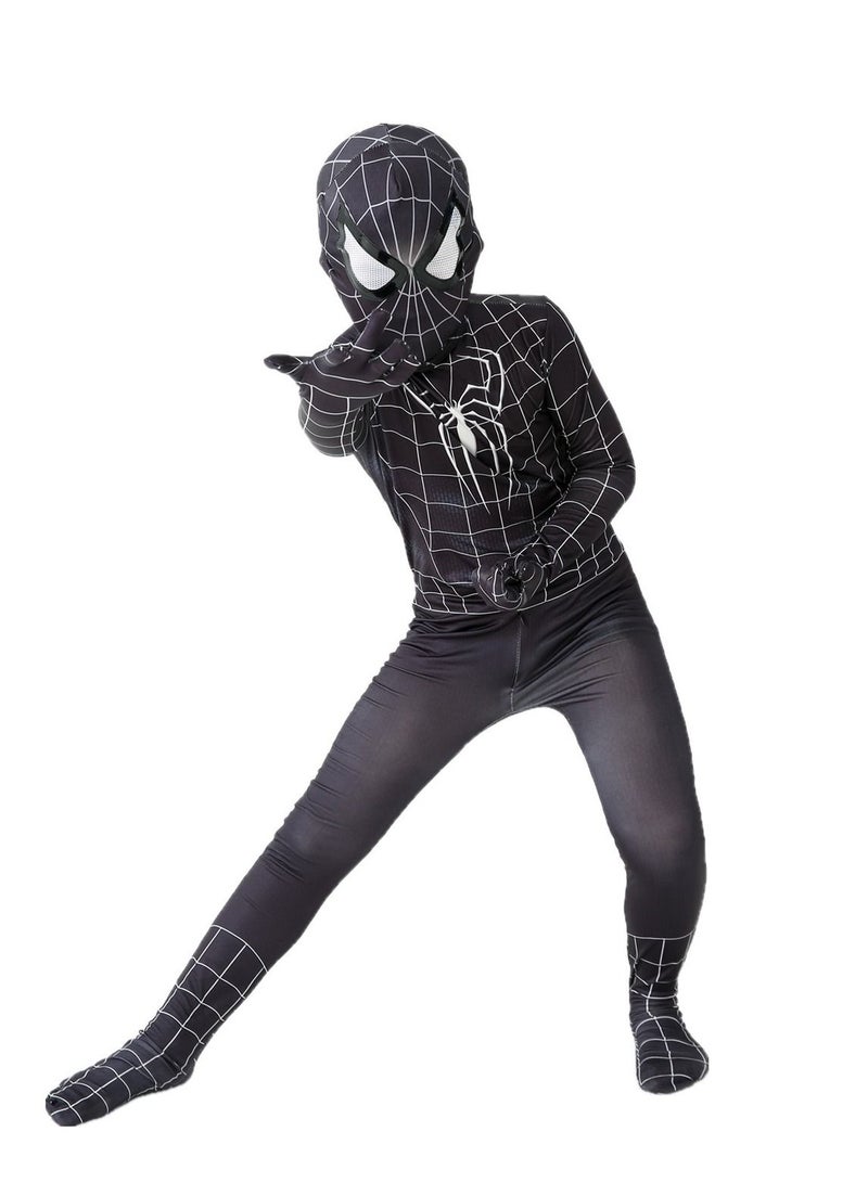 3D Style Cosplay Costume Bodysuit Jumpsuit,Spandex Jumpsuit with Printed Design,Cosplay Costumes for Kids - Image 1