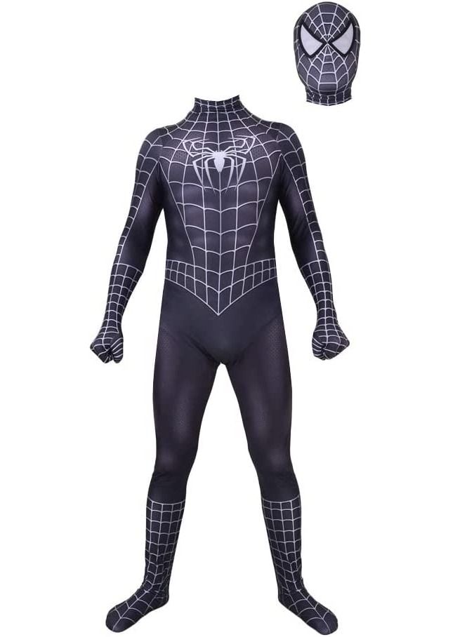 3D Style Cosplay Costume Bodysuit Jumpsuit,Spandex Jumpsuit with Printed Design,Cosplay Costumes for Kids - Image 3