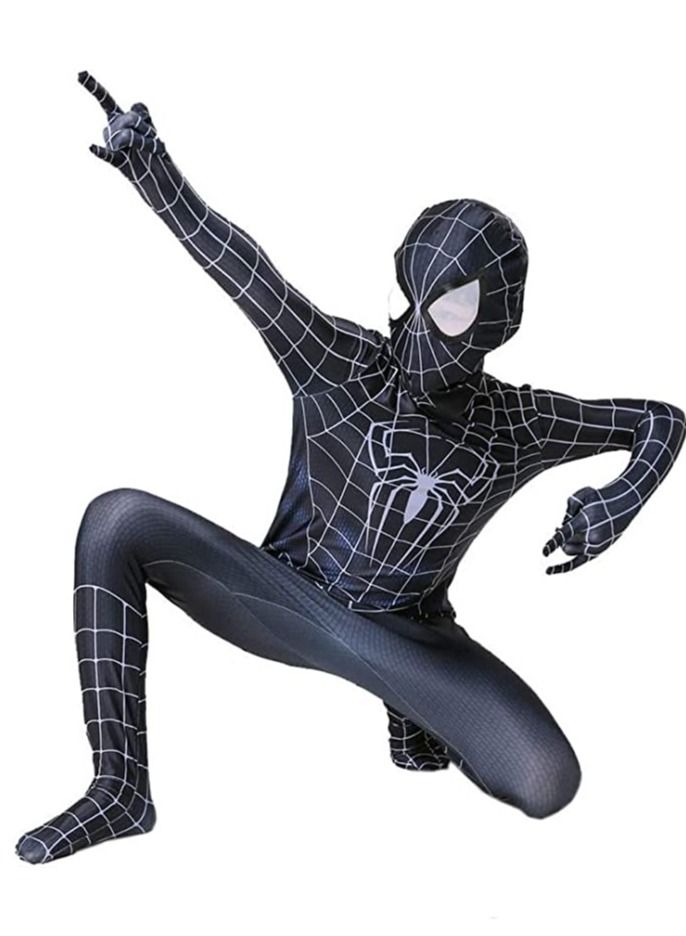 3D Style Cosplay Costume Bodysuit Jumpsuit,Spandex Jumpsuit with Printed Design,Cosplay Costumes for Kids - Image 2