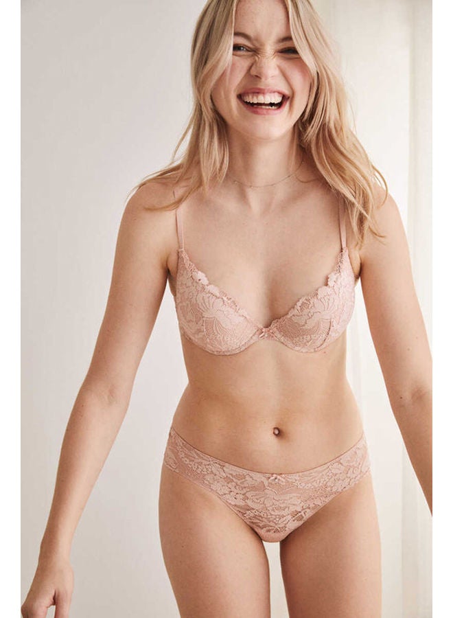 women'secret Wide lace briefs - Image 1