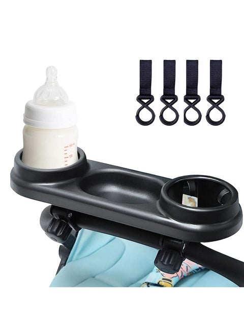 Stroller Meal Tray, Stroller Accessories Upgraded Removable Adjustable Anti-Slip Clip