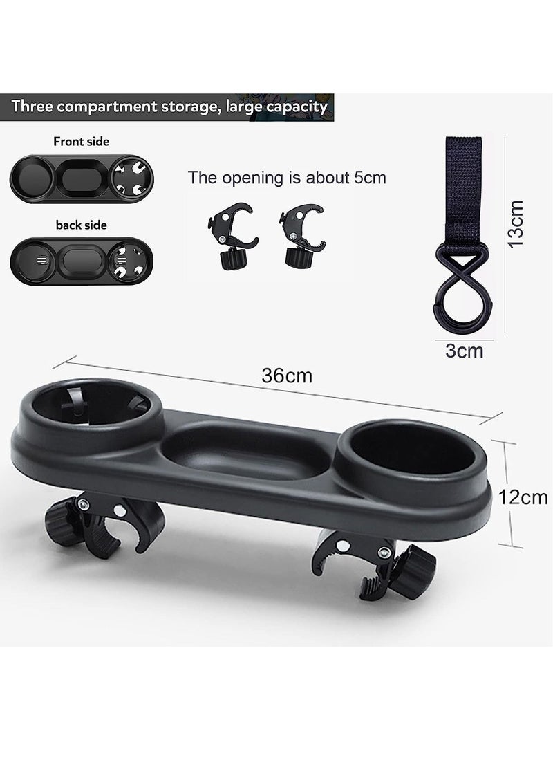 Stroller Meal Tray, Stroller Accessories Upgraded Removable Adjustable Anti-Slip Clip