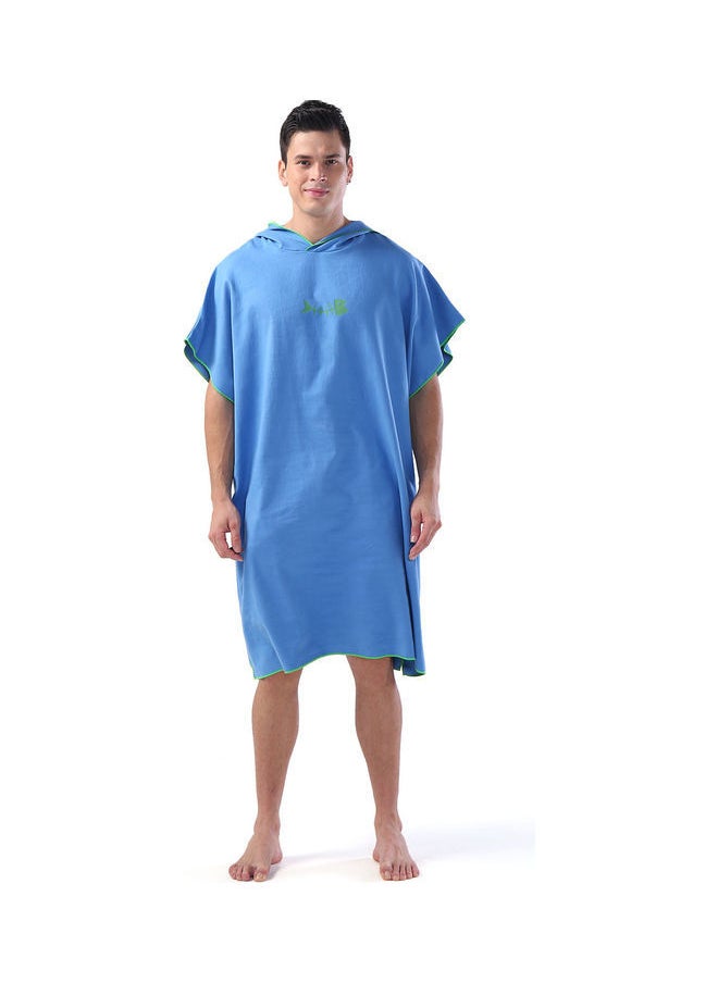 NIBEMINENT Quick-Dry Robe With Hood Microfiber Beach Blanket 23.00x3.00x20.00cm  - Image 1
