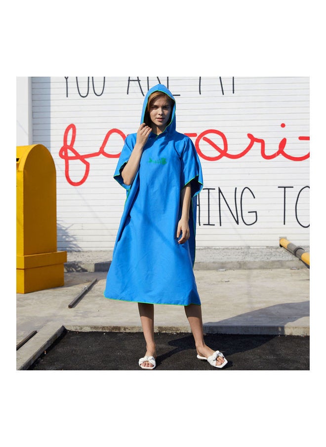 NIBEMINENT Quick-Dry Robe With Hood Microfiber Beach Blanket 23.00x3.00x20.00cm  - Image 3