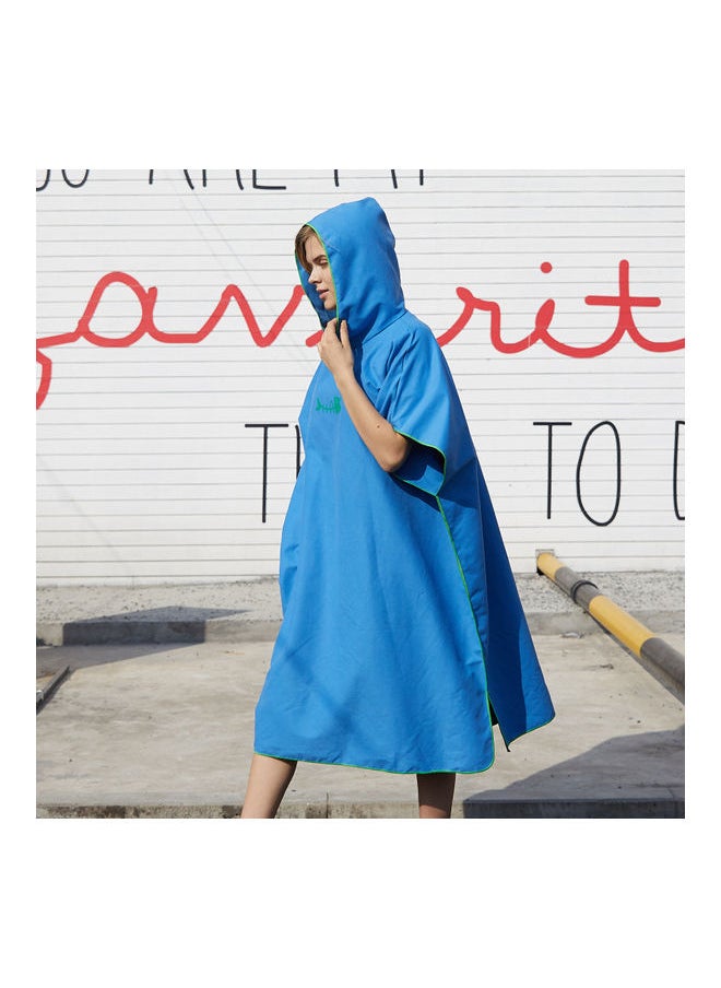 NIBEMINENT Quick-Dry Robe With Hood Microfiber Beach Blanket 23.00x3.00x20.00cm  - Image 2
