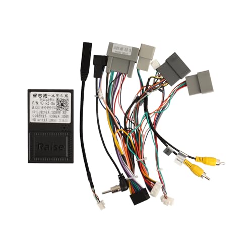 ViaBecs 16PIN Car Radio Wire Harness with Canbus Adapter for 2015-2016 Honda CRV 2.4L, 2014-2015 Civic Support Steering Wheel Controls, Factory Backup Camera for Aftermarket Android Stereo Head Unit - Image 1