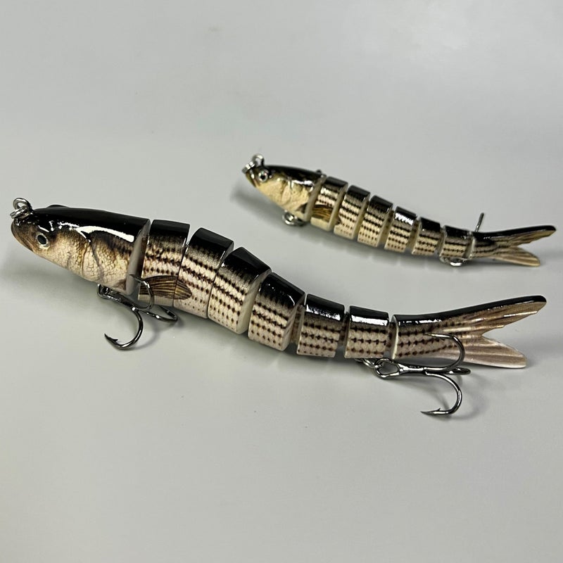 Multi Jointed Fishing Lures Slow Sinking Lifelike Swimbaits For Bass Trout Freshwater Saltwater QT9078 - Image 5