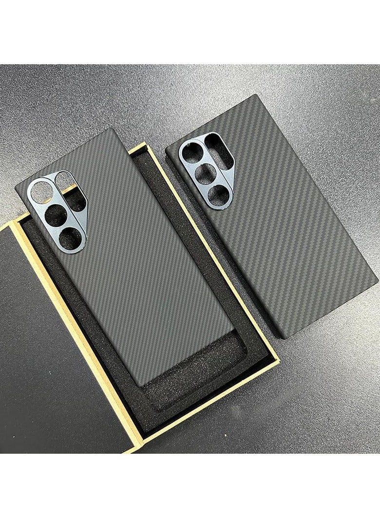 Samsung Galaxy S24 Ultra (2024) Luxury 600D Carbon Fiber Kevlar Magnetic Phone Case For S24 Ultra Anti Shock Protective Cover - Image 4