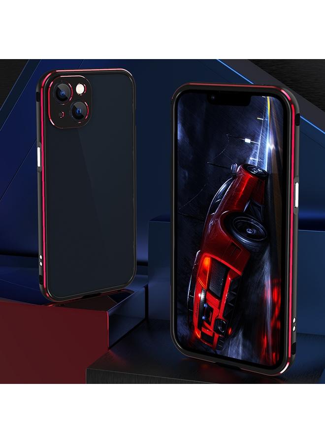 S-TOP Case For iPhone 13 mini Aurora Series Lens Protector + Metal Frame Protective Case - Image 3