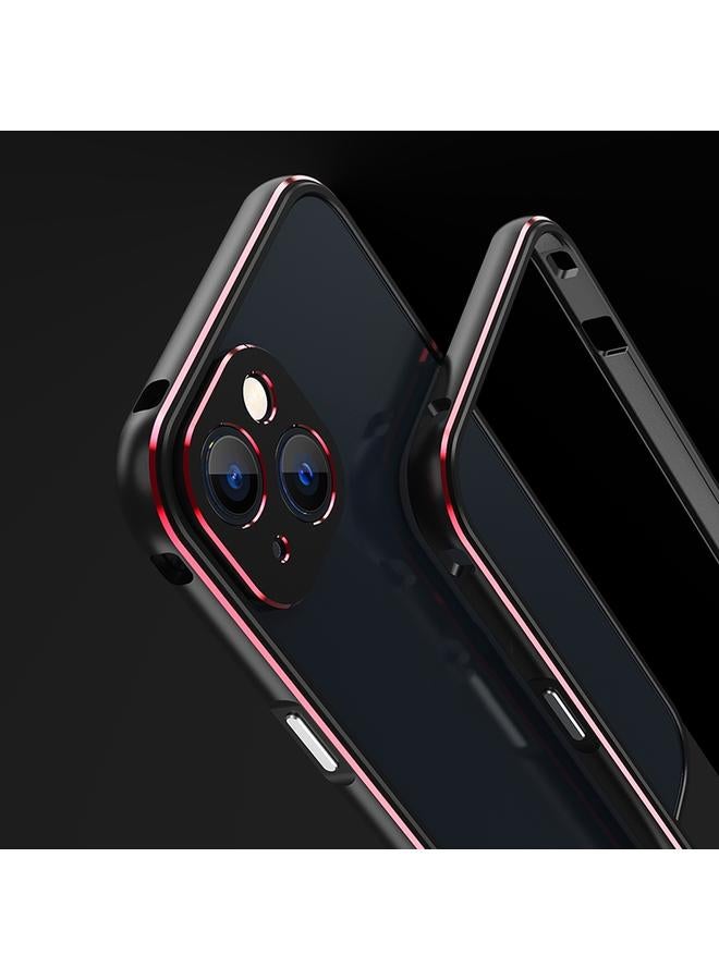 S-TOP Case For iPhone 13 mini Aurora Series Lens Protector + Metal Frame Protective Case - Image 5