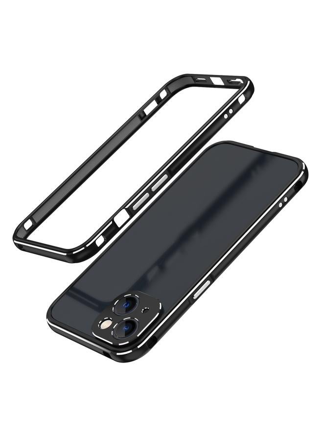 S-TOP Case For iPhone 13 mini Aurora Series Lens Protector + Metal Frame Protective Case - Image 1