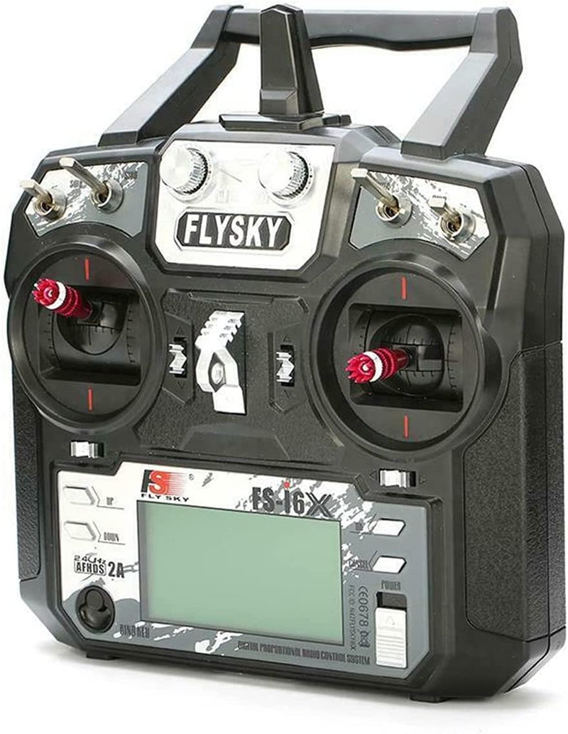 Flysky فلاي سكي FS-i6X 6-10 (افتراضي 6)CH 2.4GHz AFHDS جهاز إرسال RC مع مستقبل FS-iA6B - Image 1