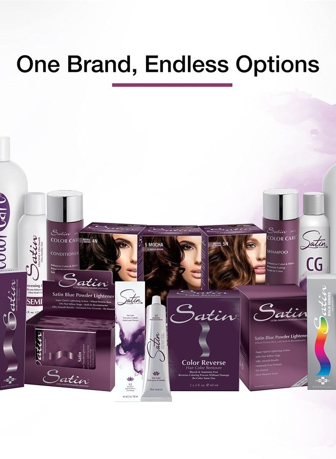 Satin Smooth Satin Hair Color - ultra vivid fashion colors - 7N - Image 5