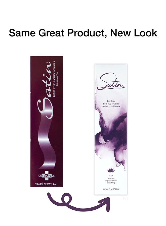 Satin Smooth Satin Hair Color - ultra vivid fashion colors - 7N - Image 3