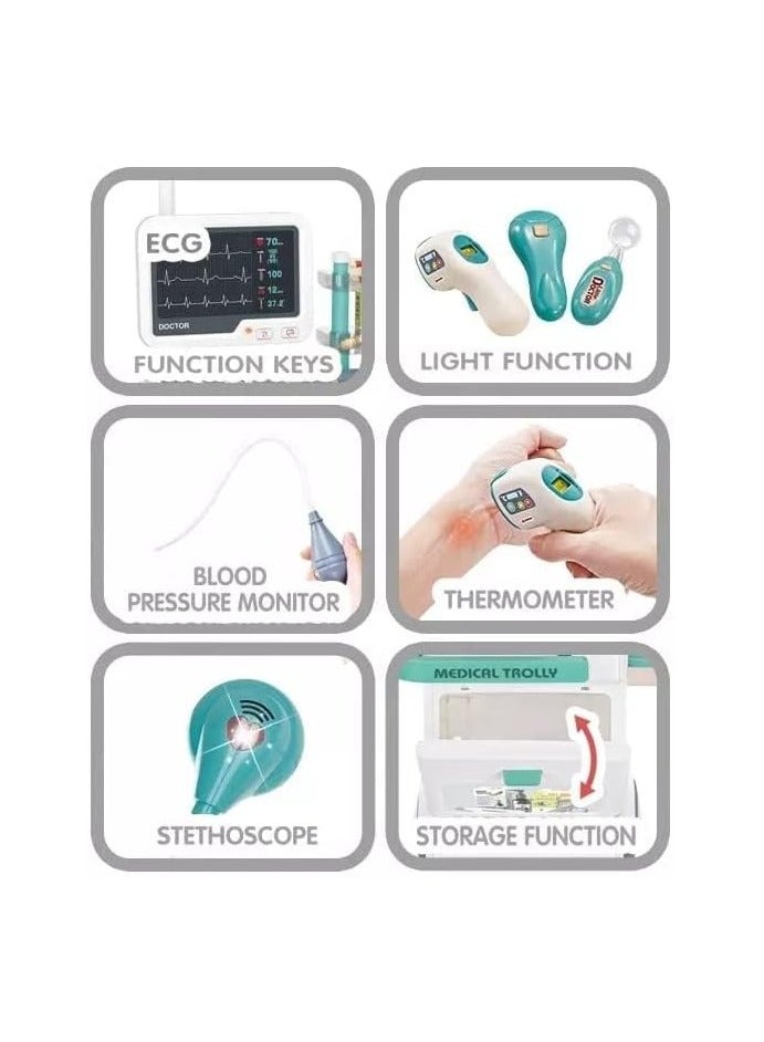 Nano Classic Children Pretend Play Kids Doctor Set Kit toy- B - Image 3