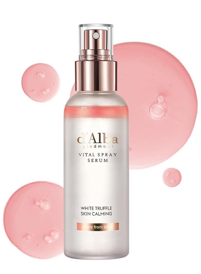 d'alba Piedmont Vital Spray Serum, White Truffle Skin Calming, Calming and Hydrating Facial Mist with White Truffles for Red and Sensitive Skin, Glow Serum, Skin Care - Image 1