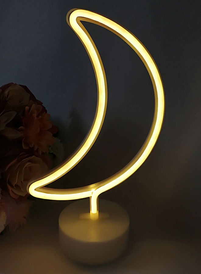 NIBEMINENT LED Neon Sign With Holder Base Yellow 285g