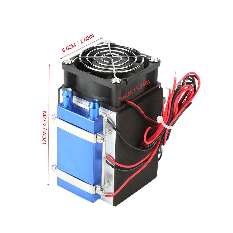 4 Core Semiconductor Cooler 12V DC DIY Refrigeration Cooling System Radiator Air Cooling Device - Image 3