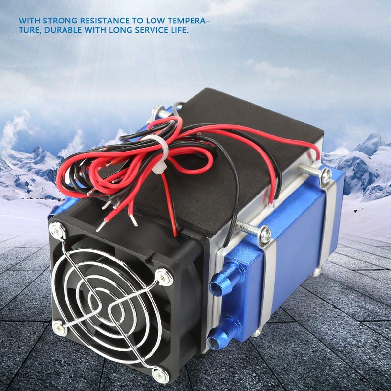 4 Core Semiconductor Cooler 12V DC DIY Refrigeration Cooling System Radiator Air Cooling Device - Image 4
