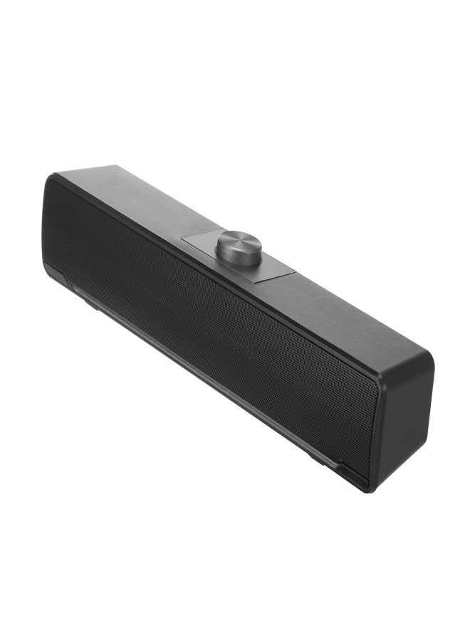 V-196 Computer Speaker USB Wired Bar Stereo Subwoofer Music Player Bass Surround Sound Box 3.5mm Audio Input for PC Laptop - Image 3