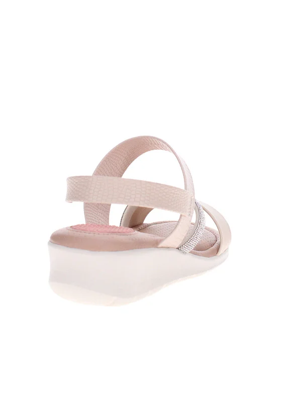 MODARE Modare Ladies Sandals With Back Strap Off White | Made In Brazil