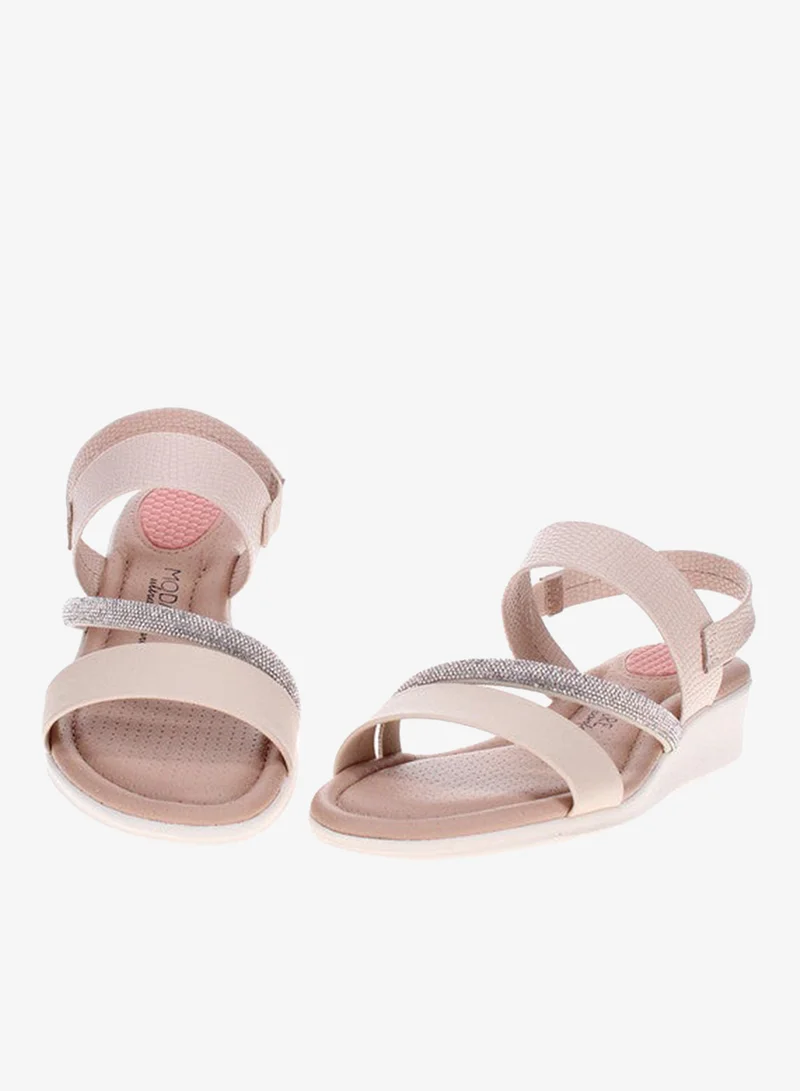 Modare  Modare Ladies Sandals With Back Strap Off White | Made In Brazil for Women | Best Price UAE