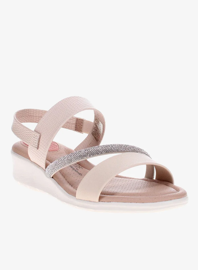 مودار صنادل موداري نسائية بحزام خلفي أوف وايت | صنع في البرازيل