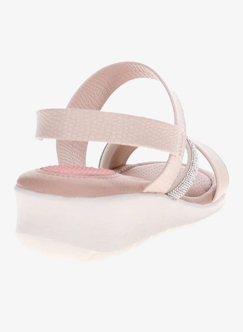Modare  Modare Ladies Sandals With Back Strap Off White | Made In Brazil for Women | Best Price UAE