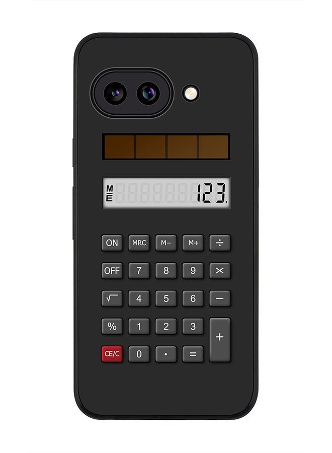 غطاء لجهاز جوجل بيكسل 9a، حماية كاميرا نحيفة، غطاء هاتف مضاد للصدمات - كالك (أسود)