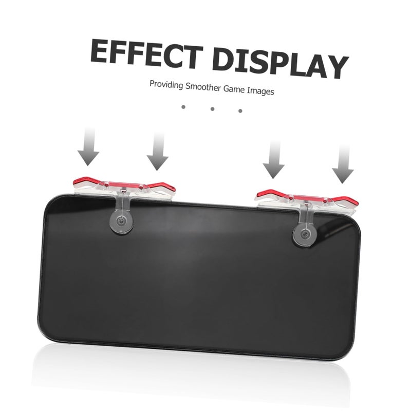 Mobile Game Controller Trigger Pair Ergonomic Design High Sensitivity Enhanced Shooting Comfortable Gaming Handle - Image 4